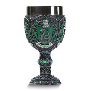 WIZARDING WORLD OF HARRY POTTER Slytherin Decorative Goblet Green Jeweled Enesco